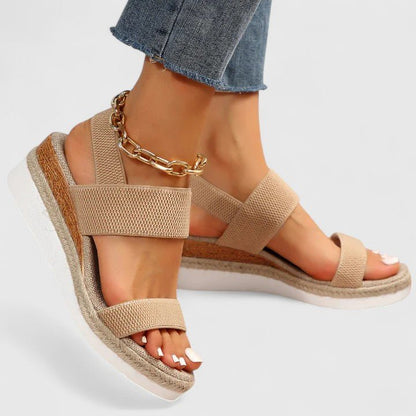 PODORA – Orthopädische Sandalen für Damen mit gepolsterter Sohle und verbesserter Fußausrichtung