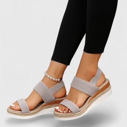 PODORA – Orthopädische Sandalen für Damen mit gepolsterter Sohle und verbesserter Fußausrichtung