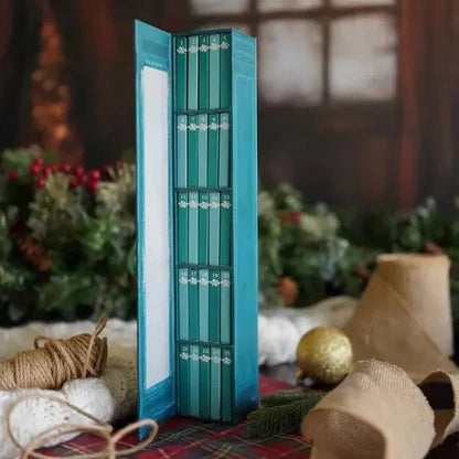 Booklume – Mini-Buch-Adventskalender mit 24 Büchern im Regaldesign