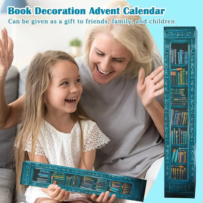 Booklume – Mini-Buch-Adventskalender mit 24 Büchern im Regaldesign