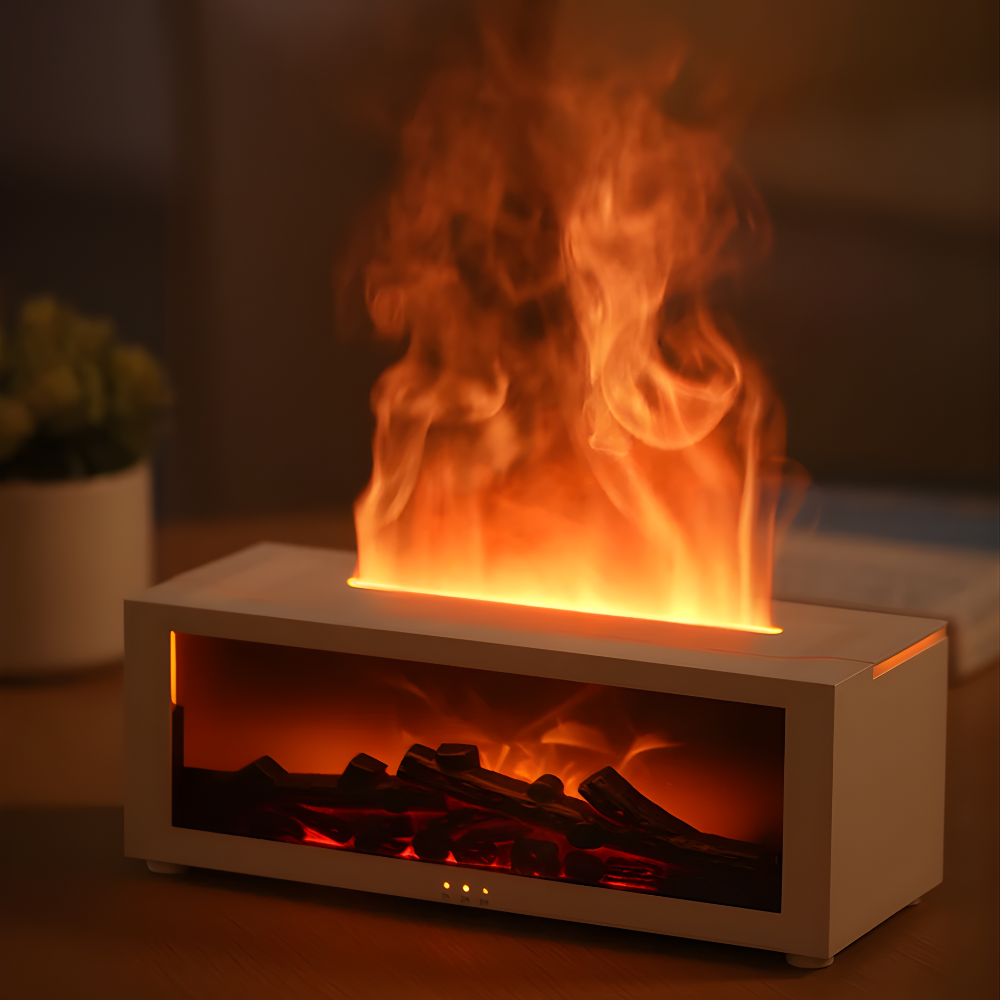 MiniKamin - Kompakter Elektro Kamin mit warmem Flammeneffekt