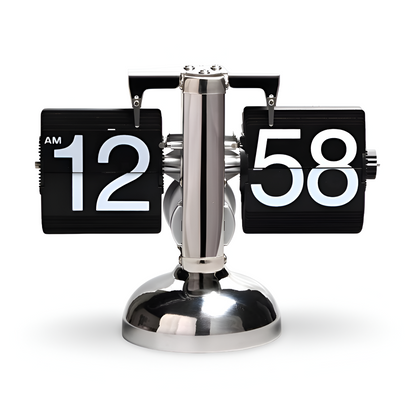 Minimalistische Flip Uhr - Zeitloser Retro-Charme