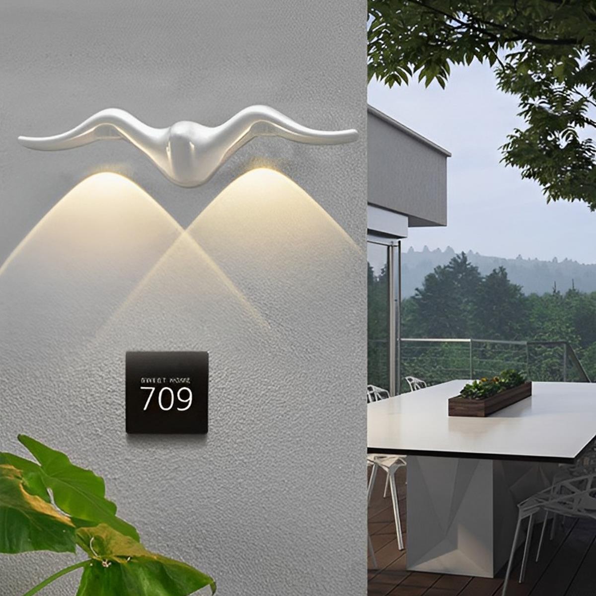 Moderne Tierform Außen LED Wandleuchten – Stilvolle Akzente