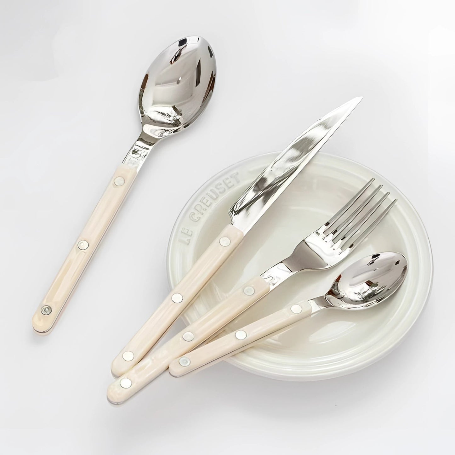 Besteckset Edelstahl Schwarz - Japanische Eleganz