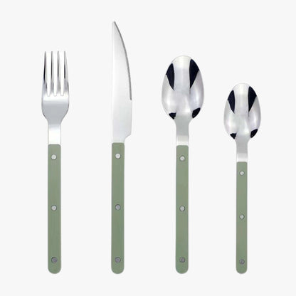 Besteckset Edelstahl Schwarz - Japanische Eleganz