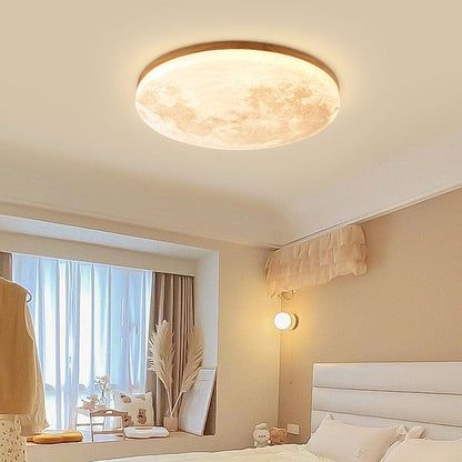 Moon Round Deckenlampe – Elegante Minimalistische LED-Beleuchtung