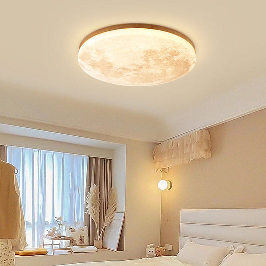 Moon Round Deckenlampe – Elegante Minimalistische LED-Beleuchtung