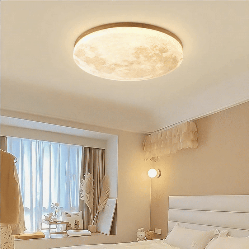 Moon Round Deckenlampe – Elegante Minimalistische LED-Beleuchtung