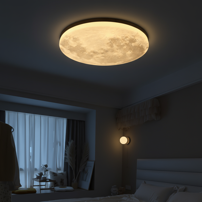 Moon Round Deckenlampe – Elegante Minimalistische LED-Beleuchtung
