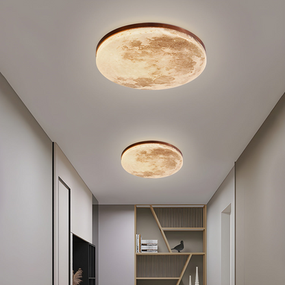 Moon Round Deckenlampe – Elegante Minimalistische LED-Beleuchtung