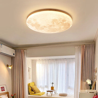 Moon Round Deckenlampe – Elegante Minimalistische LED-Beleuchtung