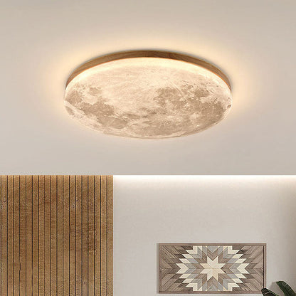 Moon Round Deckenlampe – Elegante Minimalistische LED-Beleuchtung