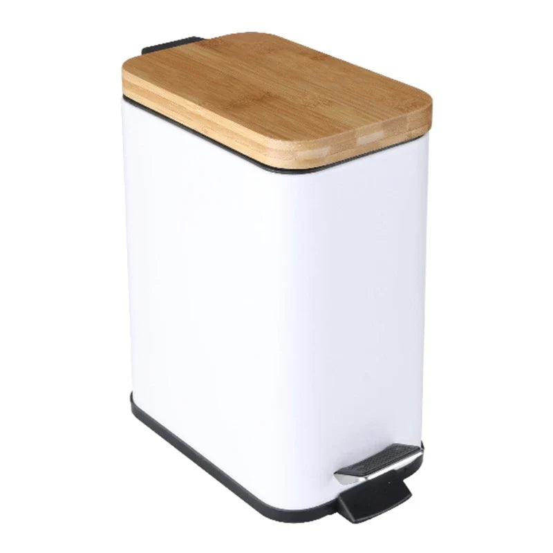 Abfalleimer mit Bambusdeckel - Japanische Eleganz