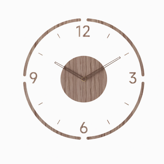 Nordische Glas Wanduhr Yara - Nordisches Design