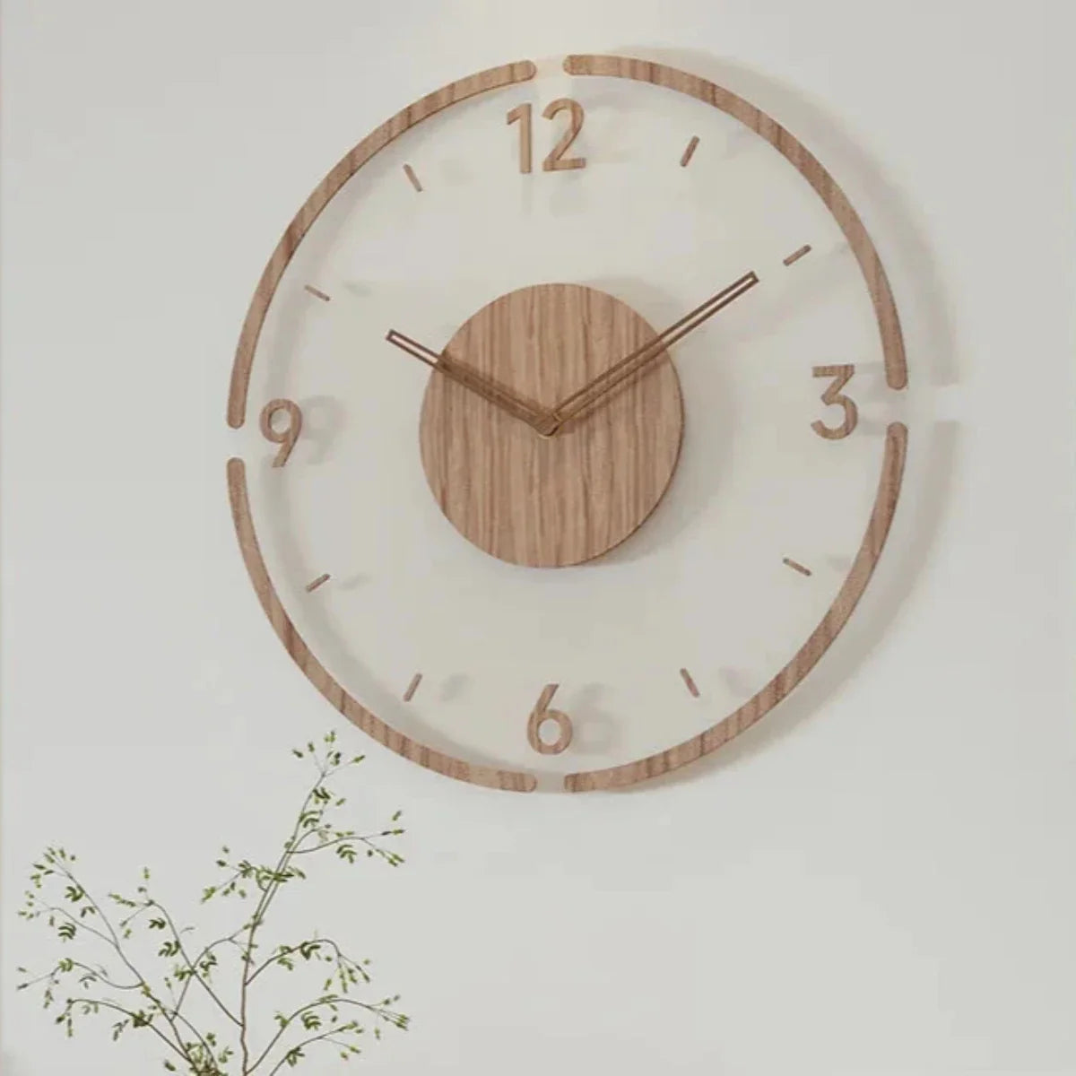 Nordische Glas Wanduhr Yara - Nordisches Design