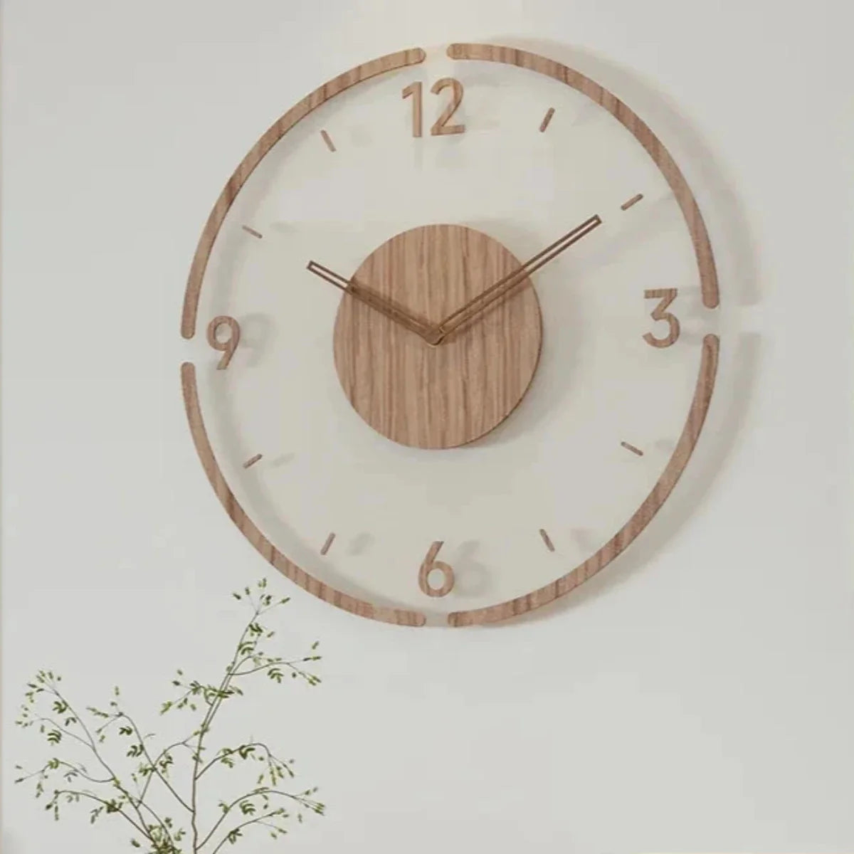 Nordische Glas Wanduhr Yara - Nordisches Design