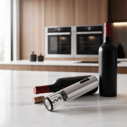 VINOLUX – 4-in-1 Elektrischer Weinöffner für müheloses Öffnen & Servieren