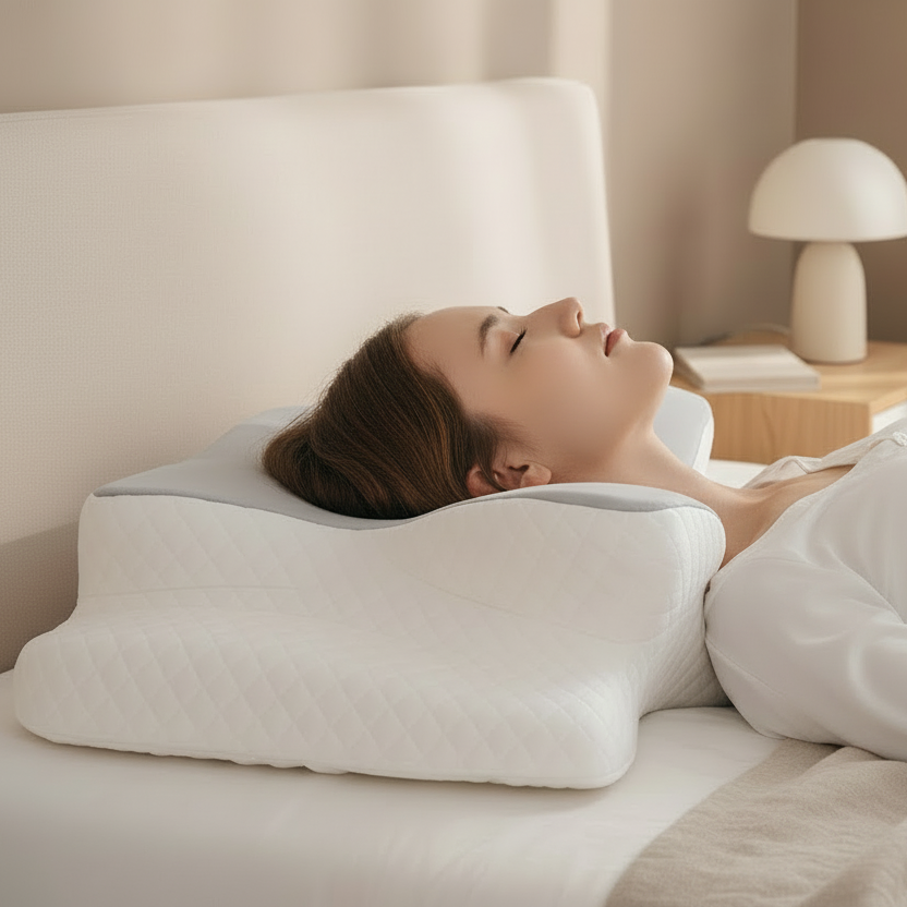 GESUNDPUR PILLOW – Orthopädisches Memory Foam Kissen für Nacken- & Schulterschmerzfreiheit