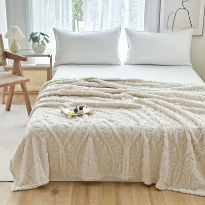 ParisWeave Decke - Jacquard Fleece für Gemütlichkeit