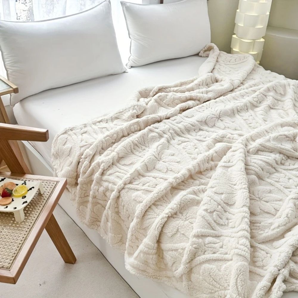 ParisWeave Decke - Jacquard Fleece für Gemütlichkeit