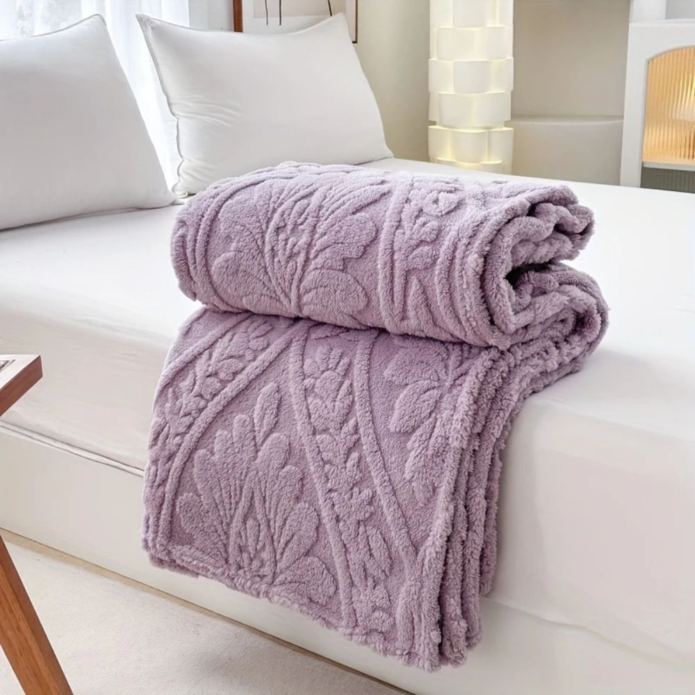 ParisWeave Decke - Jacquard Fleece für Gemütlichkeit