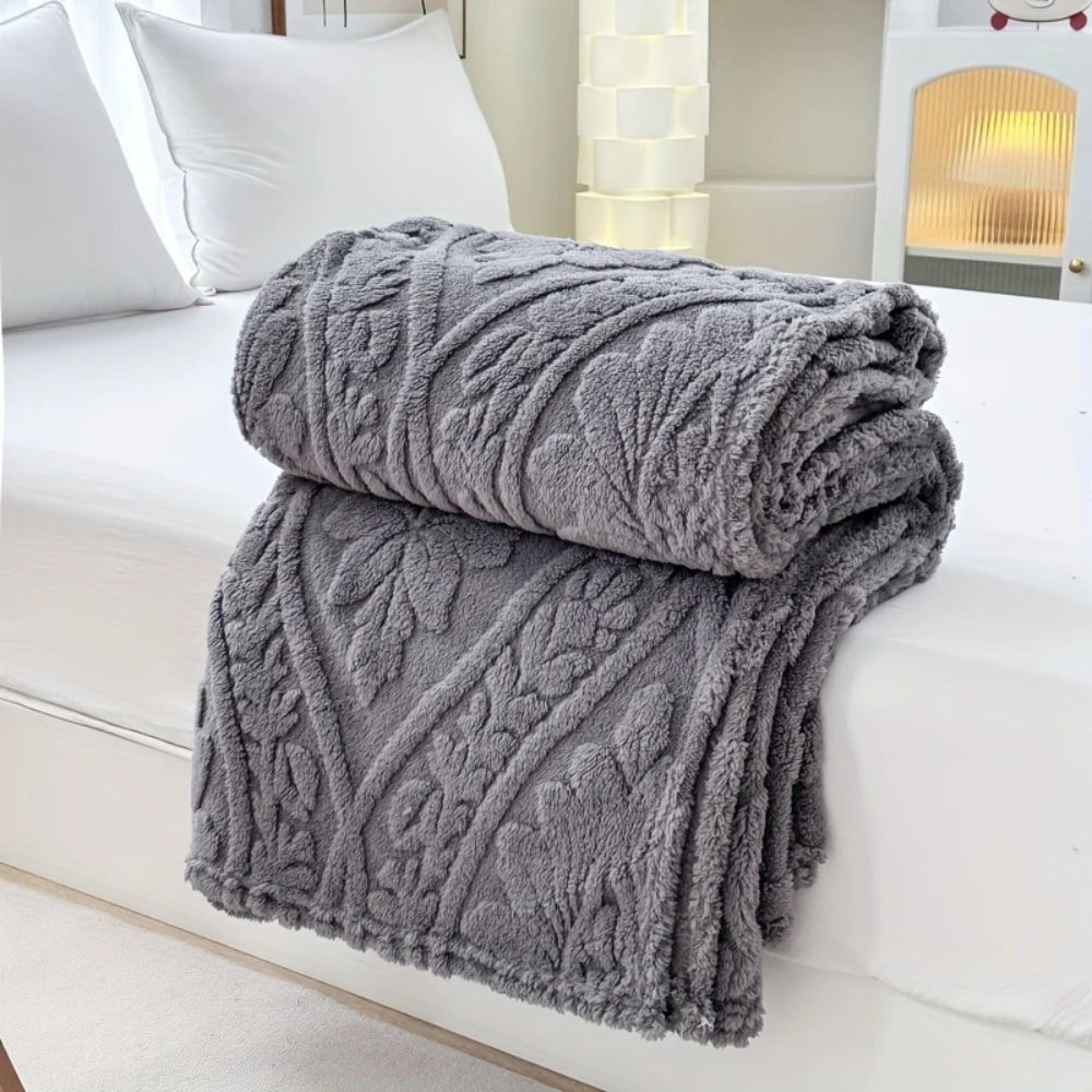 ParisWeave Decke - Jacquard Fleece für Gemütlichkeit