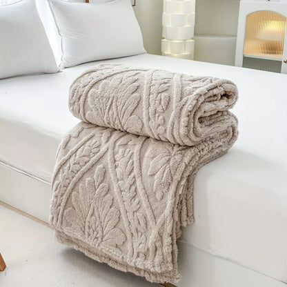 ParisWeave Decke - Jacquard Fleece für Gemütlichkeit