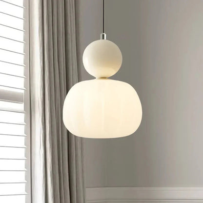 Wabi Sabi Pendelleuchte Creme – Stilvolles Lichtdesign im Retro-Look