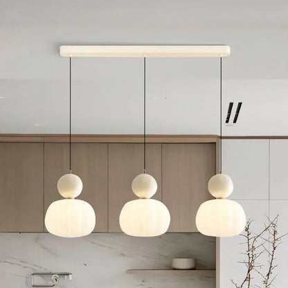 Wabi Sabi Pendelleuchte Creme – Stilvolles Lichtdesign im Retro-Look