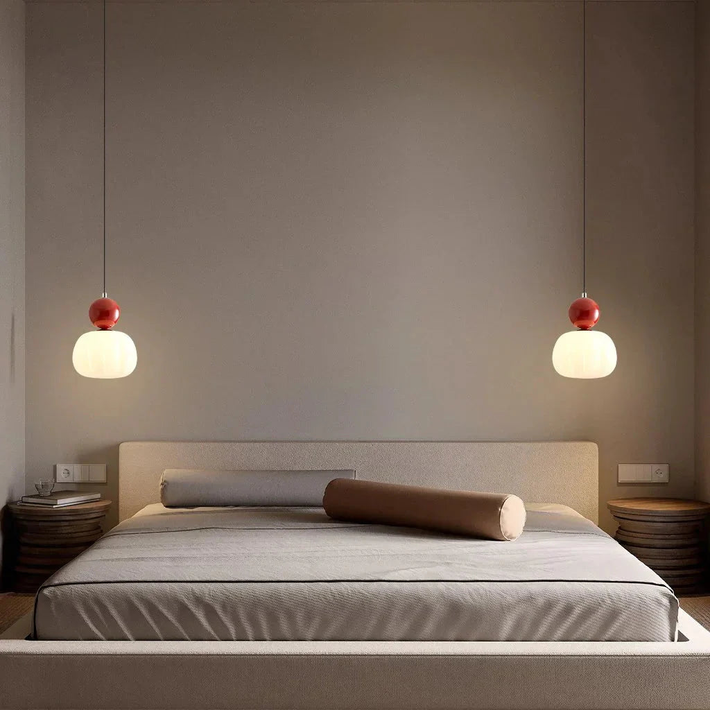 Wabi Sabi Pendelleuchte Creme – Stilvolles Lichtdesign im Retro-Look