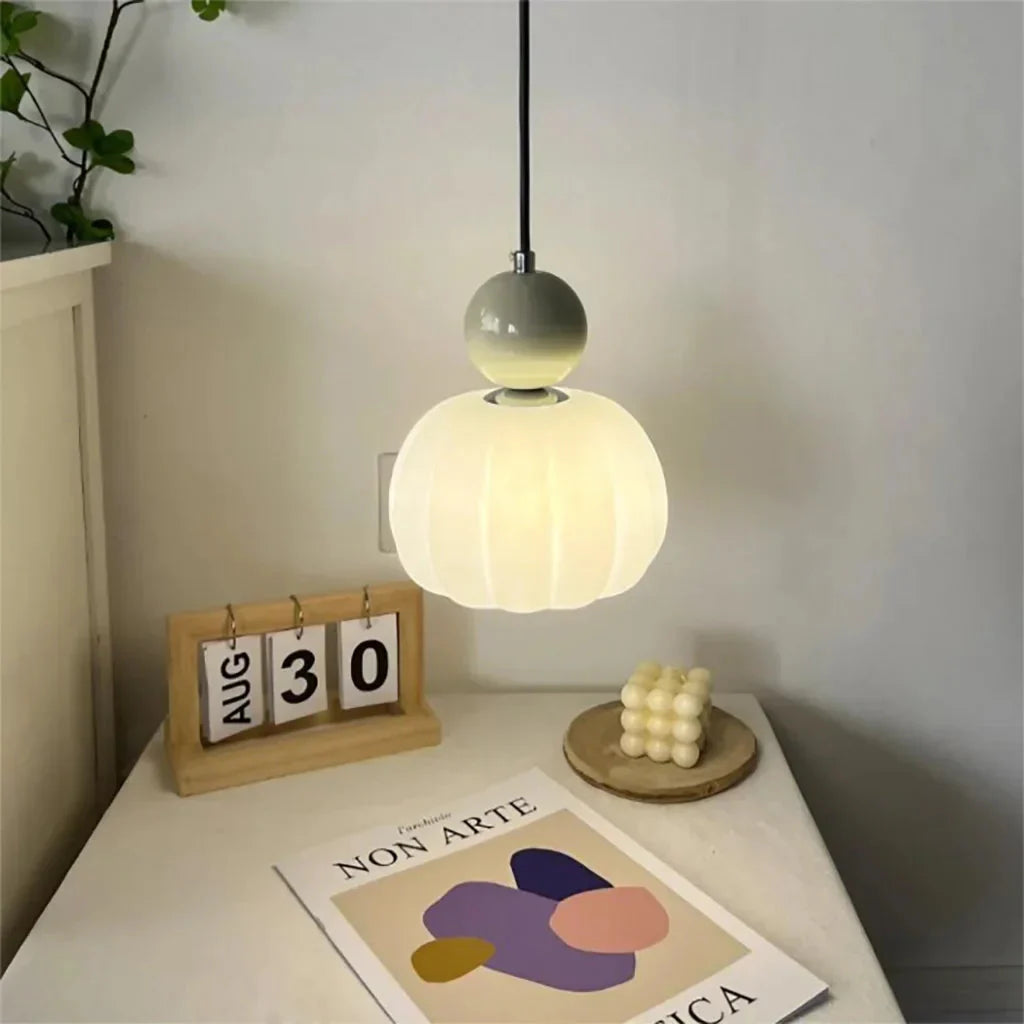 Wabi Sabi Pendelleuchte Creme – Stilvolles Lichtdesign im Retro-Look