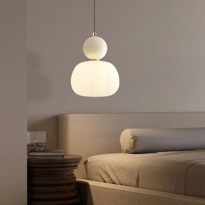 Wabi Sabi Pendelleuchte Creme – Stilvolles Lichtdesign im Retro-Look