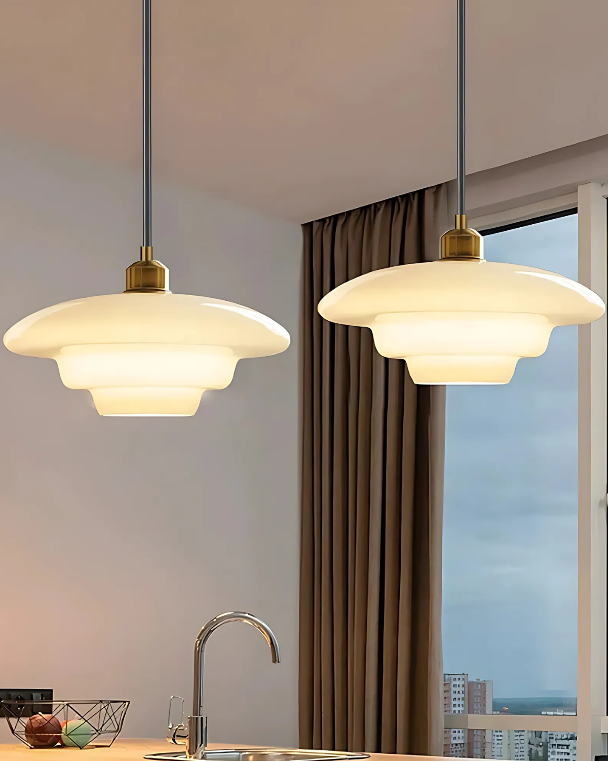 Vintage Pendelleuchte Le Nuage Lumineux – Elegante Hängelampe