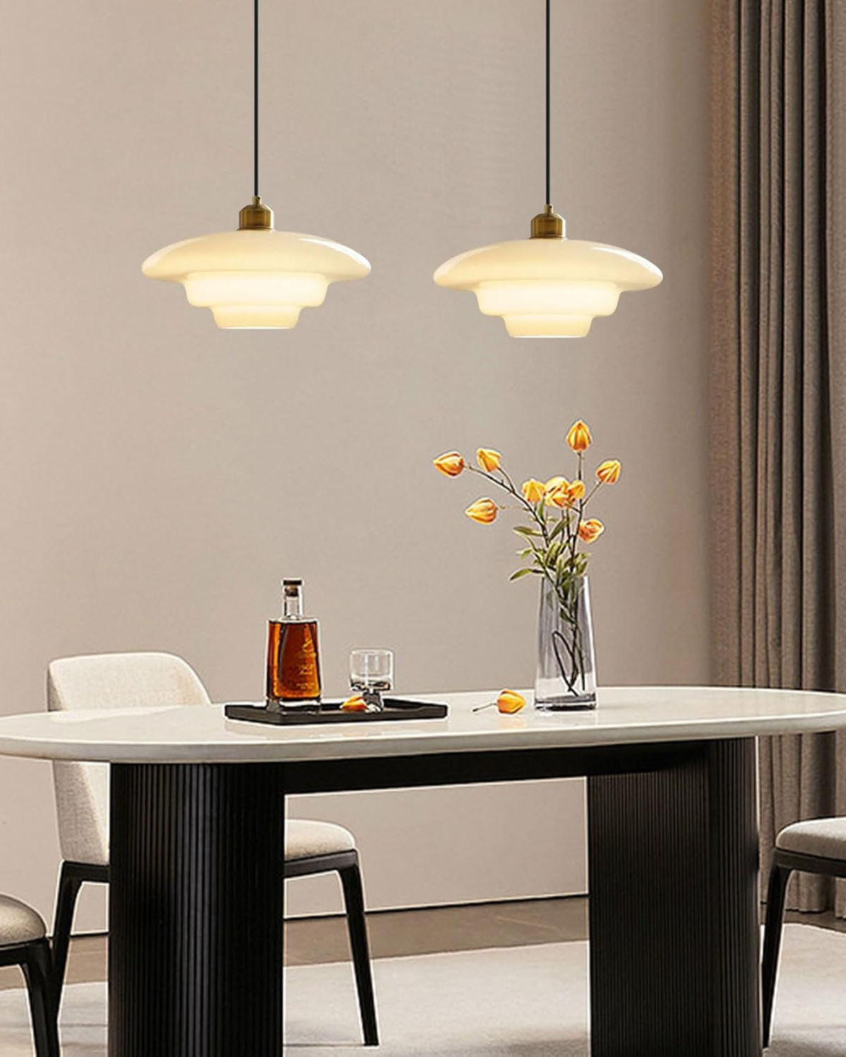 Vintage Pendelleuchte Le Nuage Lumineux – Elegante Hängelampe