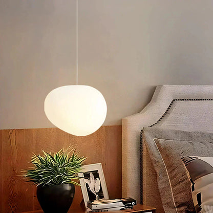 Pendelleuchte Wabi Sabi Kieselstein – Moderne Hängelampe für Esszimmer & Wohnzimmer