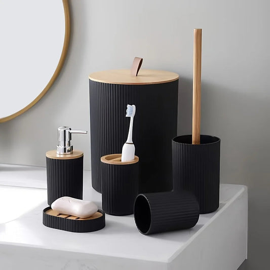 BadSet Premium - Sechsteiliges Set für Eleganz und Ordnung