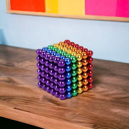 Magnetkugeln Set Regenbogen - Japanische Eleganz