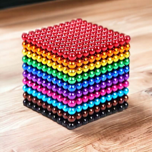 Magnetkugeln Set Regenbogen - Japanische Eleganz