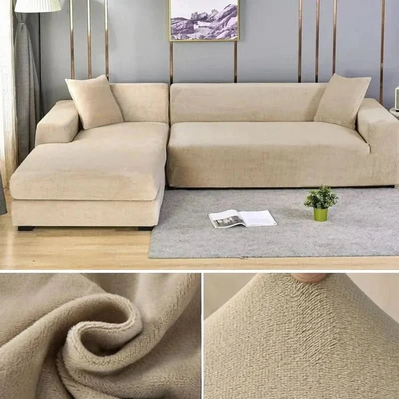 SAMTLUX – Sofabezug – Elastisch & Luxuriös für jedes Wohnzimmer