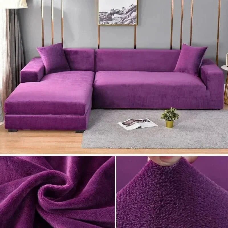 SAMTLUX – Sofabezug – Elastisch & Luxuriös für jedes Wohnzimmer