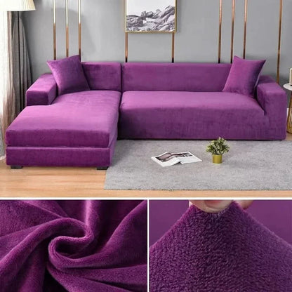 SAMTLUX – Sofabezug – Elastisch & Luxuriös für jedes Wohnzimmer