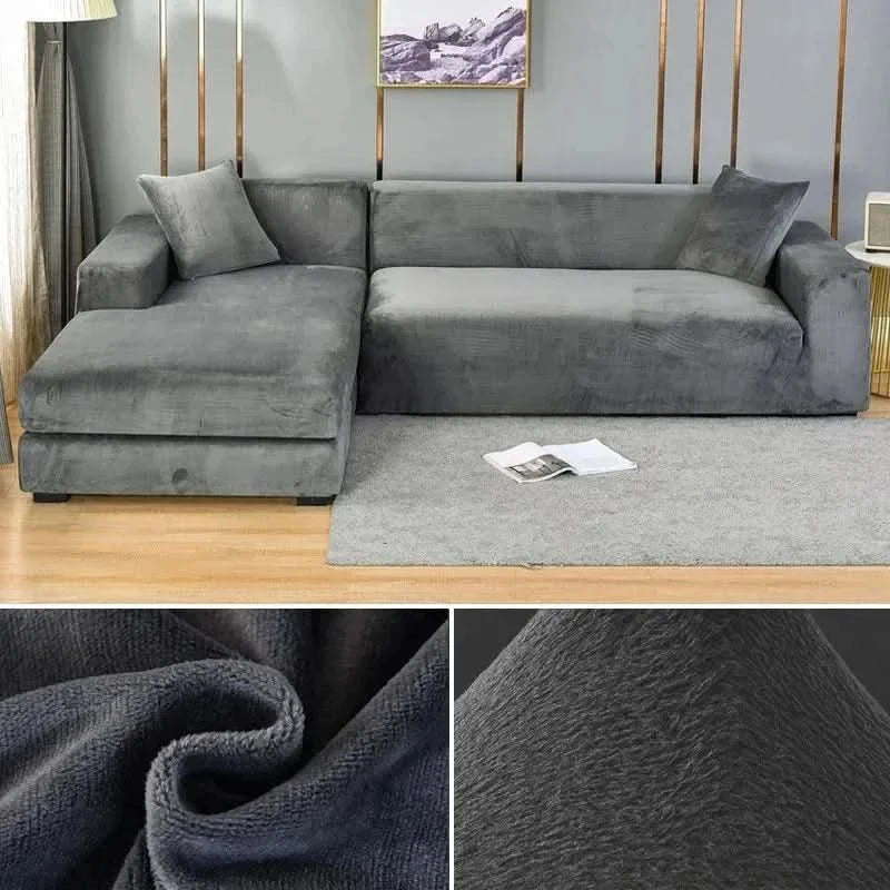 SAMTLUX – Sofabezug – Elastisch & Luxuriös für jedes Wohnzimmer
