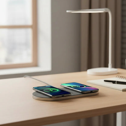 POWERDOCK – 40W Wireless Charging Station für iPhone, AirPods & Samsung
