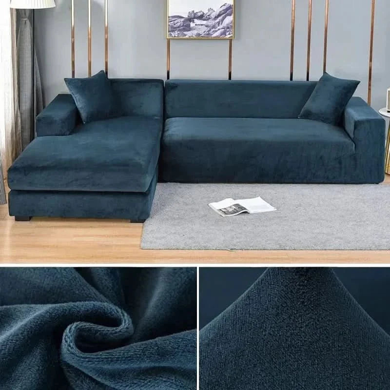 SAMTLUX – Sofabezug – Elastisch & Luxuriös für jedes Wohnzimmer