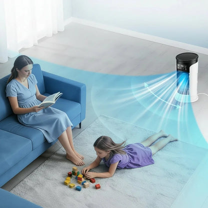 FRESHWIND – Tragbarer 3-in-1-Luftkühler mit Luftbefeuchter und LED-Nachtlicht
