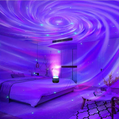 Galaxvanta – Galaxienprojektor für farbige Lichtmuster an Wand und Decke