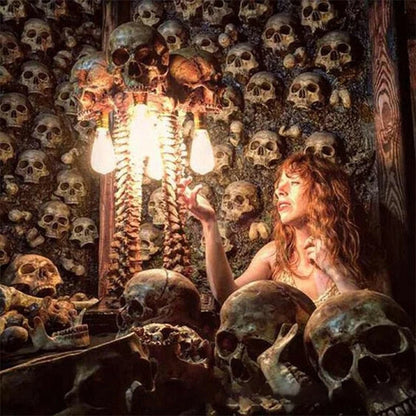 Neravio – 3D Totenkopf-Lampe für Tische und Wohnräume