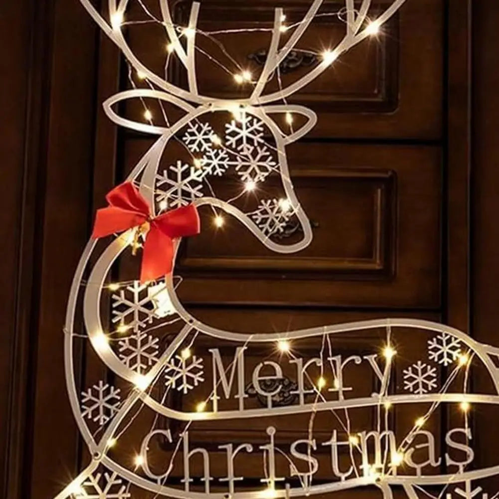 Deerhaven – Beleuchtete Rentierfigur mit integrierter LED für Weihnachtsdekoration