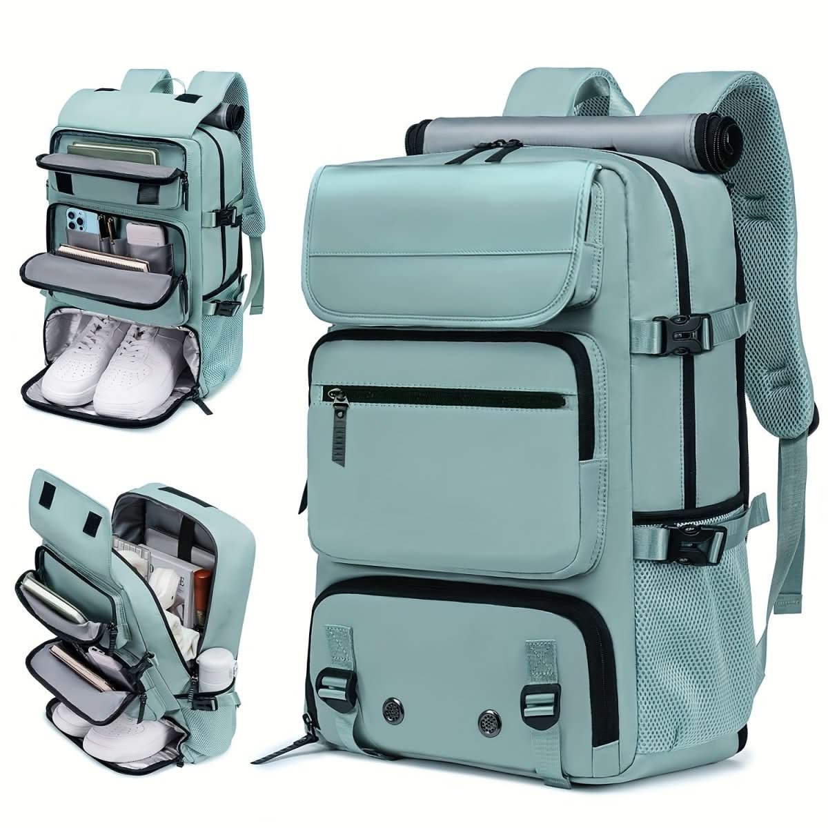 TRAVELMAX Pack – Großer wasserfester Reise-Rucksack mit USB-Anschluss