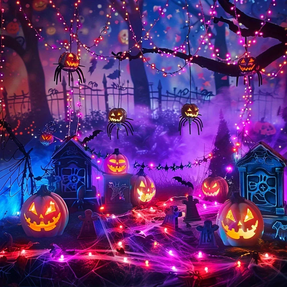 Witchbeam – LED-Halloween-Lichterkette mit acht wählbaren Beleuchtungsmodi